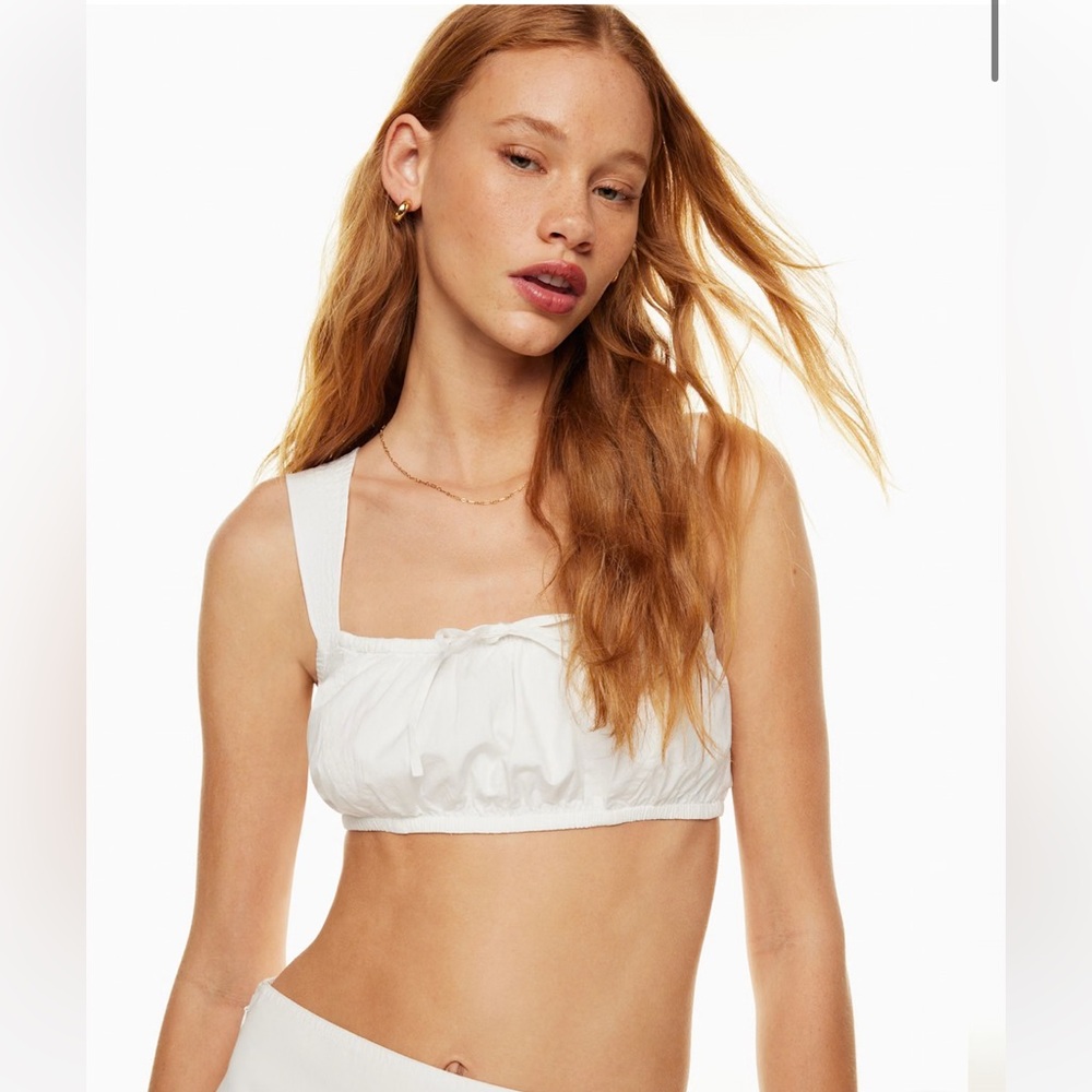 Aritzia Cutie White Top
